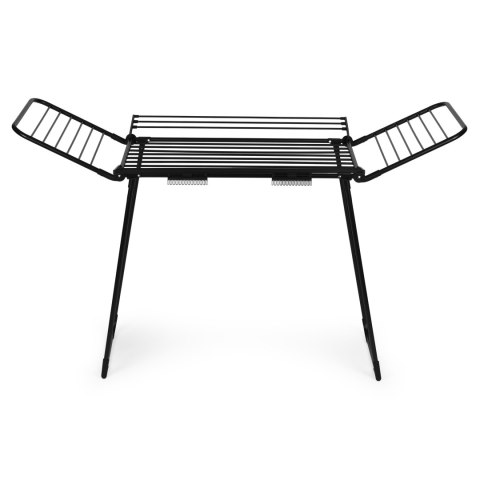 Suszarka na pranie odzież bieliznę stojąca 25 metrów 4 skrzydła składana czarna