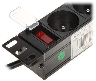 Listwa zasilająca 4 gniazda PD-4/R10/R