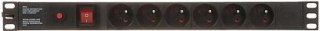 Listwa zasilająca 6 gniazd PD-6/R-OP