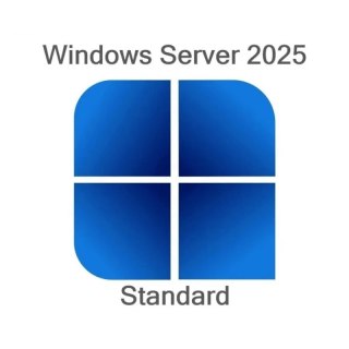 System operacyjny MICROSOFT Windows Server Standard 2025 64Bit Polish 1pk DSP OEI DVD 24 Core EP2-25212