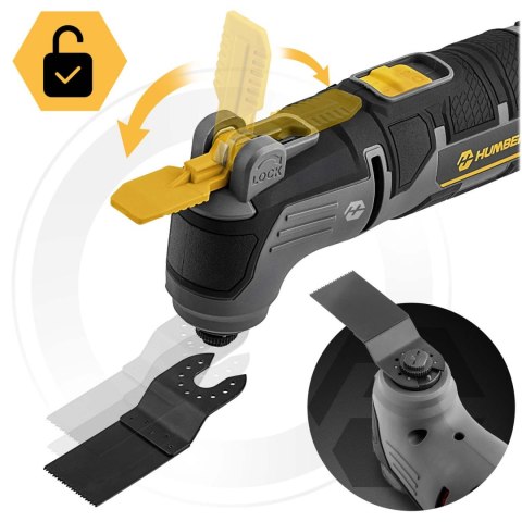 Szlifierka oscylacyjna multiszlikierka polerka 310W Humberg HM-414