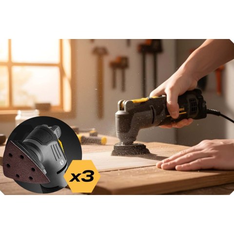 Szlifierka oscylacyjna multiszlikierka polerka 310W Humberg HM-414