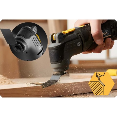 Szlifierka oscylacyjna multiszlikierka polerka 310W Humberg HM-414