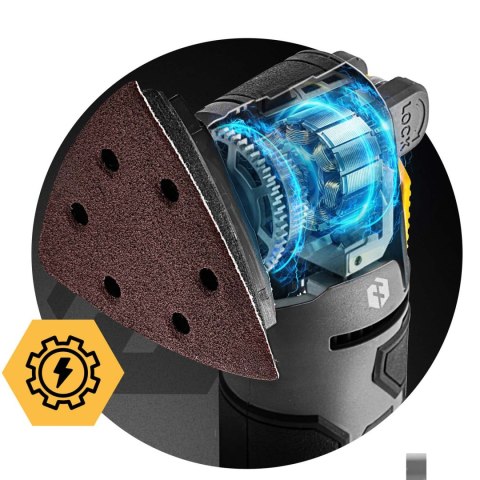 Szlifierka oscylacyjna multiszlikierka polerka 310W Humberg HM-414