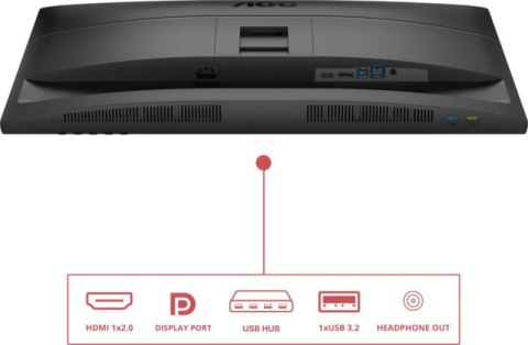 Monitor AOC Q27E4U (27" /IPS /120Hz /2560 x 1440 /Czarny)