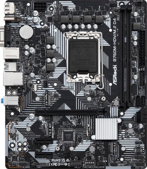 Płyta główna ASROCK B760M-HDV/M.2 D4 (Socket 1700 /micro ATX)