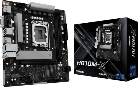 Płyta główna ASROCK H810M-X (LGA1851 /micro ATX)