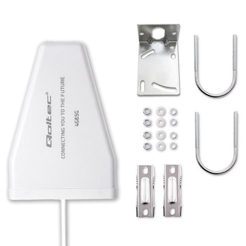 Qoltec Antena 4G 5G LTE | 9dBi | kierunkowa | zewnętrzna | N female | wodoodporna | 3m