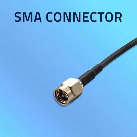 Qoltec Antena 4G LTE z podstawą magnetyczną | 5dBi | dookólna | wewnętrzna | 600-2700 MHz | SMA | 3m