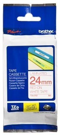 Taśma BROTHER Czerwony TZe-252