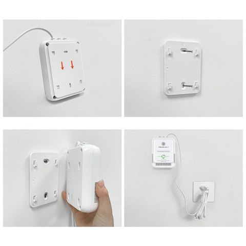 Qoltec Certyfikowany bezprzewodowy Czujnik tlenku węgla (czadu) | detektor CO | alarm 85dB | LED