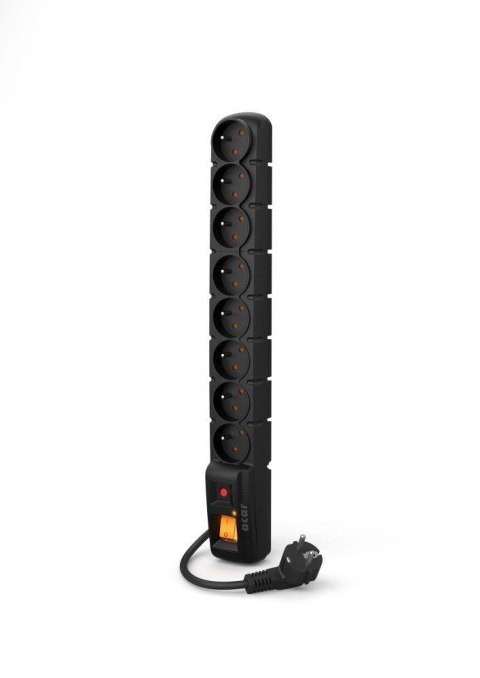 Listwa zasilająca Acar S8 Pro 1,5m czarna