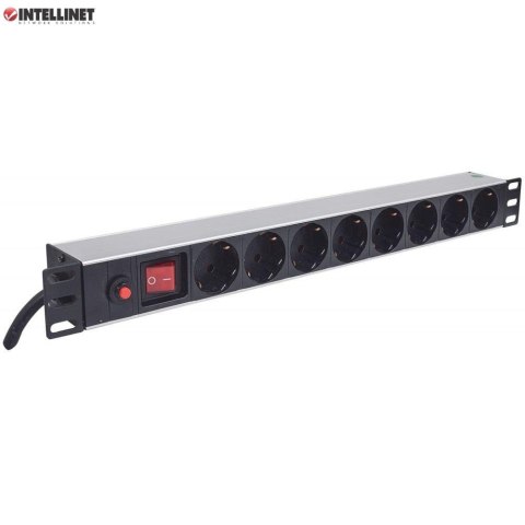 Listwa zasilająca Intellinet Rackowa 19" 1U, 8 gniazd Schuko, 3m Listwa zasilająca Intellinet Rackowa 19" 1U, 8 gniazd Schuko, 3m