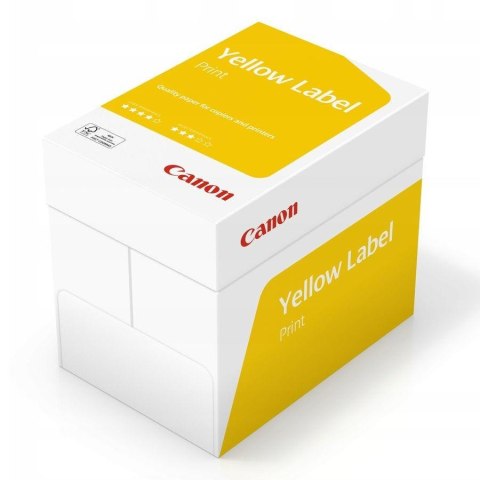 Papier ksero Canon Yellow Label A4 80g - Karton 5x ryza (2500 arkuszy) Matowy Papier ksero Canon Yellow Label A4 80g - Karton 5x ryza (2500 arkuszy) Matowy