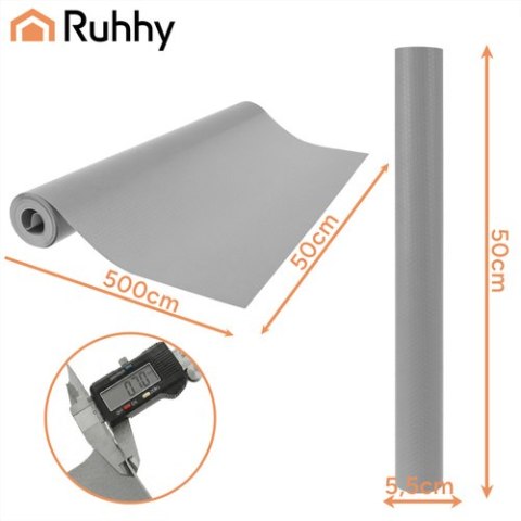 Mata antypoślizgowa szara 500x50 Ruhhy 26866