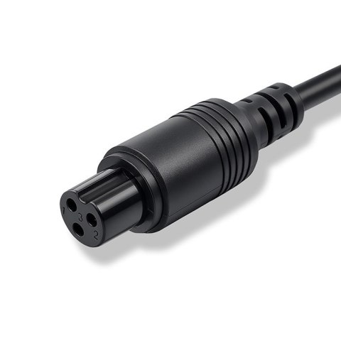 Qoltec Ładowarka do roweru elektrycznego 36V | 42V | 2A | GX12-3P | +kabel zasilający