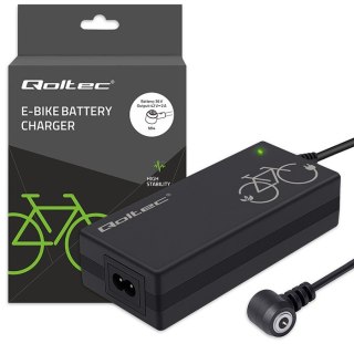 Qoltec Szybka Ładowarka do roweru elektrycznego 36V | 42V | 2A | Mi4 Magnetic TIP +kabel zasilający
