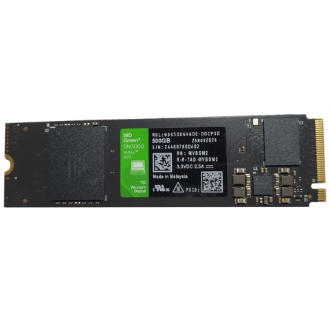 Dysk SSD WD Green SN3000 500GB M.2 2280 NVMe (5000/4100 MB/s) WDS500G4G0E