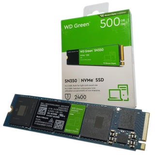 Dysk SSD WD Green SN350 500GB M.2 2280 PCIe NVMe (2400/1500 MB/s) WDS500G2G0C
