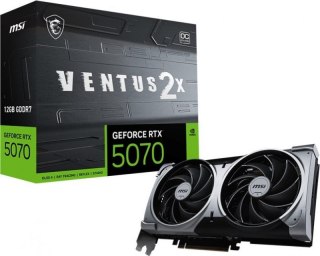 Karta graficzna MSI GeForce RTX 5070 Ventus 2X OC 12GB GDDR7 DLSS4 (GeForce RTX 5070 12G VENTUS 2X OC)