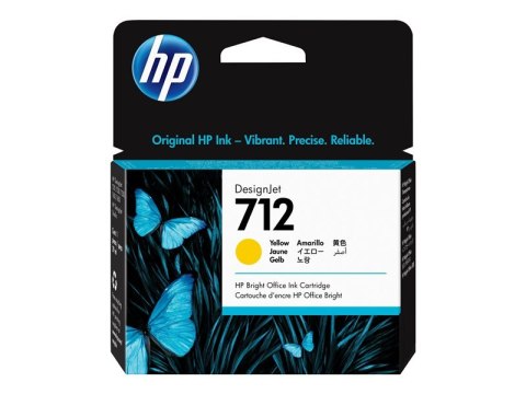 Tusz HP 712 yellow (3ED69A)