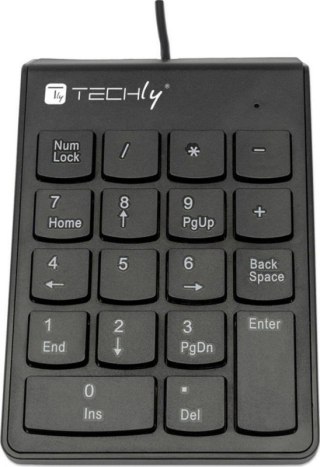 Klawiatura Przewodowa TECHLY IDATA KP-BLKTY