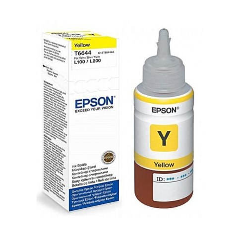 Atrament yellow w butelce 70ml do Epson L100/L200/L210/L355 Atrament yellow w butelce 70ml do Epson L100/L200/L210/L355