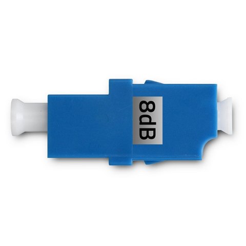Qoltec Tłumik światłowodowy LC/UPC (F) - LC/UPC (F) | Singlemode | 8dB