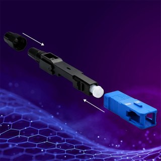Qoltec Szybkozłącze światłowodowe SC/UPC | Singlemode | 3.0mm