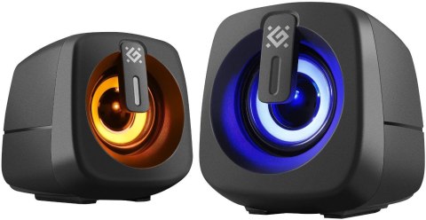 GŁOŚNIKI DEFENDER J1 2.0 6W LED USB CZARNE