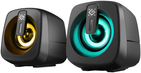 GŁOŚNIKI DEFENDER J1 2.0 6W LED USB CZARNE