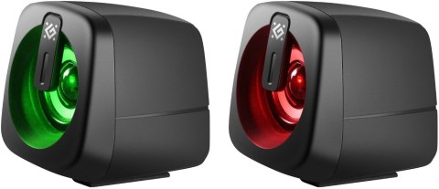 GŁOŚNIKI DEFENDER J1 2.0 6W LED USB CZARNE