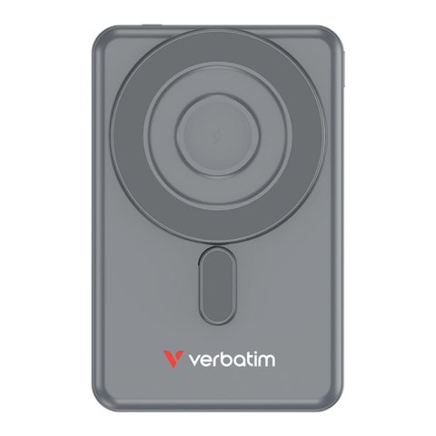 Powerbank Verbatim Charge 'n' Go 2C Magnetic Wireless 5000mAh 3xUSB-C PD 3.0 QC 3.0 Szary