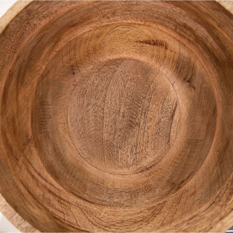 Miska Drewniana na Owoce Warzywa Sałatki Dekoracyjna ORION 25 cm 3 L