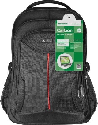 PLECAK NA LAPTOP DEFENDER CARBON 15.6" CZARNY MOCNY