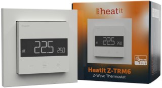 Termostat Heatit Z-TRM6 White RAL 9003 Z-Wave Thermostat 3600W 16A 868,4 Mhz