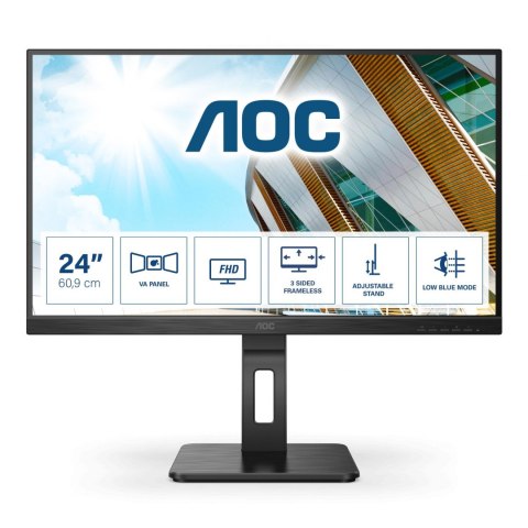 Monitor AOC 23,8" 24P2QM HDMI DP USB 3.1x4 głośniki 2Wx2 Monitor AOC 23,8" 24P2QM HDMI DP USB 3.1x4 głośniki 2Wx2