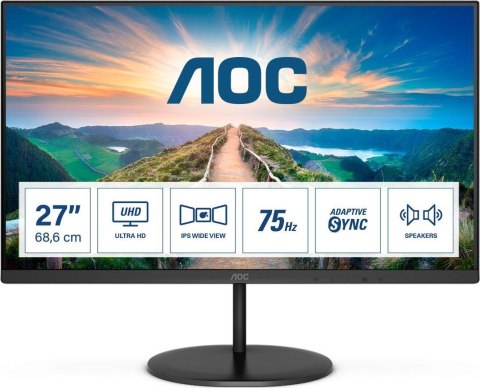 Monitor AOC 27" U27V4EA 2xHDMI DP głośniki Monitor AOC 27" U27V4EA 2xHDMI DP głośniki