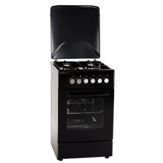Kuchnia gazowo-elektryczna MPM-56-KGM-12B Czarna