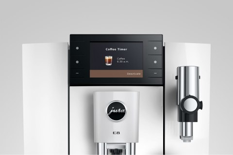 Ekspres do kawy Jura E8 Piano White (ED)