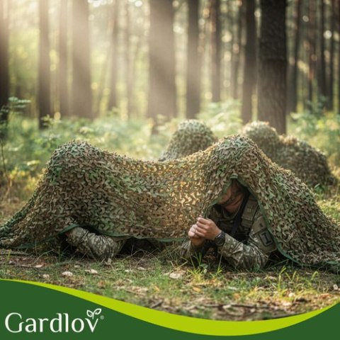 Siatka maskująca 4x6m + 100szt opasek Gardlov