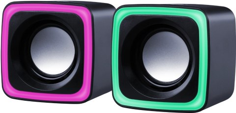 GŁOŚNIKI DEFENDER SOLAR 7 2.0 6W LED USB