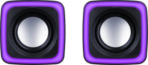 GŁOŚNIKI DEFENDER SOLAR 7 2.0 6W LED USB