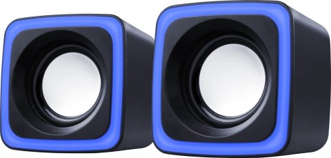GŁOŚNIKI DEFENDER SOLAR 7 2.0 6W LED USB