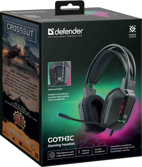 SŁUCHAWKI DEFENDER GOTHIC