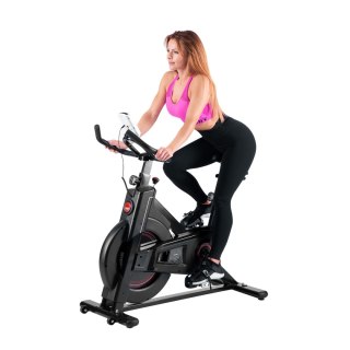 SWL9140 ROWER STACJONARNY SPINNINGOWY Z OPOREM MECHANICZNYM HMS