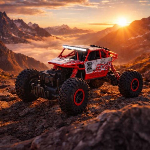 Samochód RC Rock Crawler HB 2,4GHz 1:18 czerwony