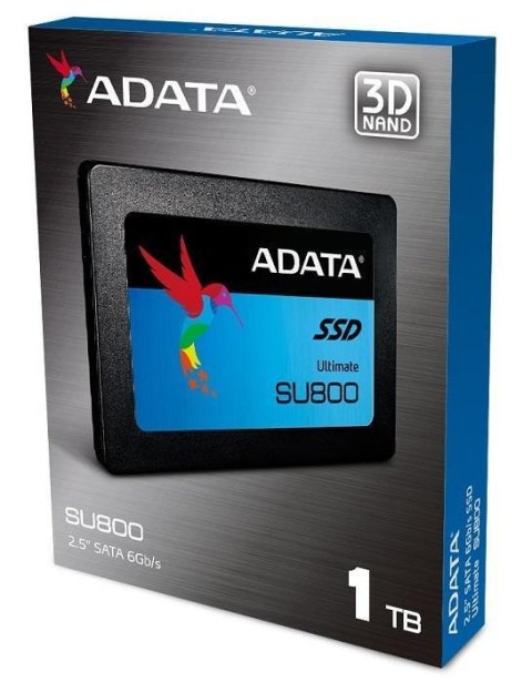 Dysk SSD ADATA Ultimate SU800 1TB 2.5" SATA3 (560/520 MB/s) 7mm 3D TLC Dysk SSD ADATA Ultimate SU800 1TB 2.5" SATA3 (560/520 MB/s) 7mm 3D TLC