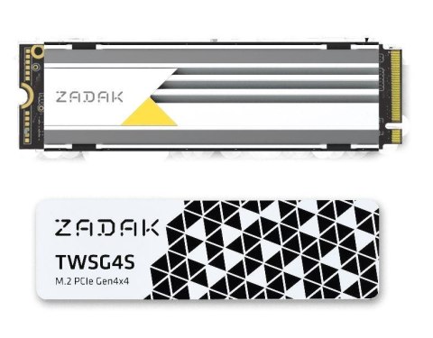 Dysk SSD Apacer ZADAK TWSG4S 512GB M.2 PCIe NVMe Gen4 x4 2280 (7000/3800 MB/s) 3D NAND Dysk SSD Apacer ZADAK TWSG4S 512GB M.2 PCIe NVMe Gen4 x4 2280 (7000/3800 MB/s) 3D NAND