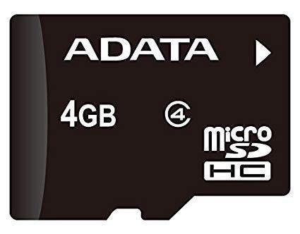 Karta pamięci ADATA microSDHC Class 4 4GB UHS-I + adapter Karta pamięci ADATA microSDHC Class 4 4GB UHS-I + adapter